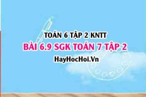 Bài 6.9 SGK Toán 7 tập 2 Kết nối tri thức